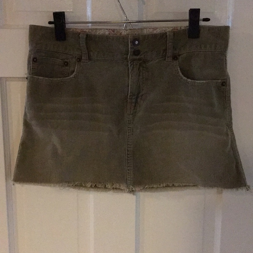 A&F Courduroy mini skirt